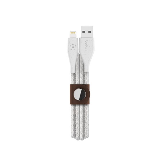 Belkin Duratek Plus Lightning To Usb A Cable With Strap M Ft