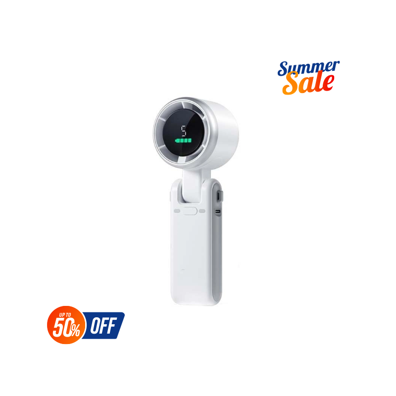 Portable Handheld Foldable Mini Turbo Fan - 3600mAh