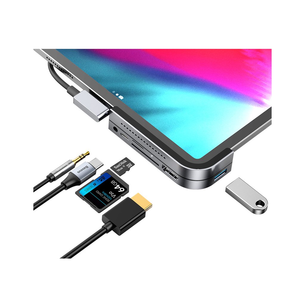 Baseus Bend Angle No.7 Multifunctional Type-C HUB Converter