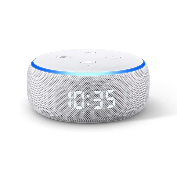 Amazon Echo Dot 3rd Gen Mini Speaker - With Clock