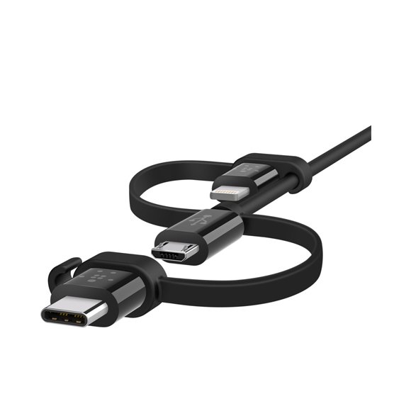 Belkin Universal Cable with Micro-USB, USB-C and Lightning Connectors