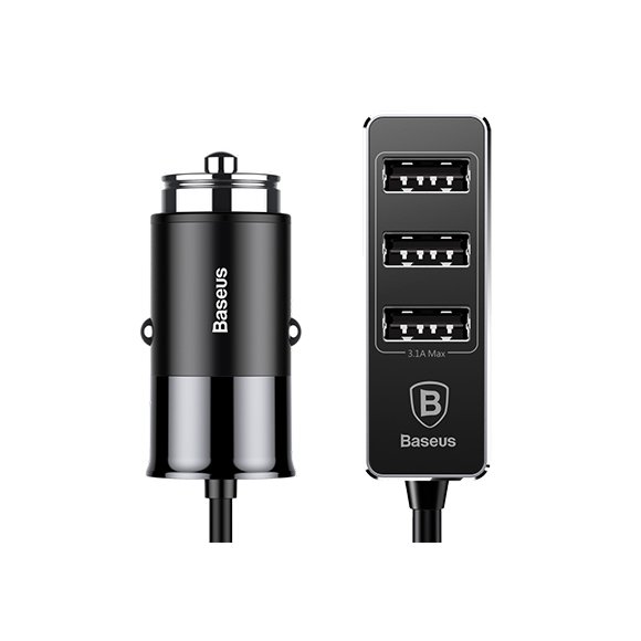 Baseus Patulous four Interfaces Output One Car Charger
