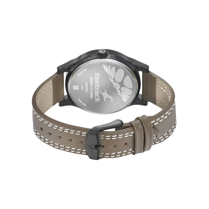 Fastrack Dial It Up 3252NL01 Quartz Multifunction Analog Leather Strap Men’s Watch
