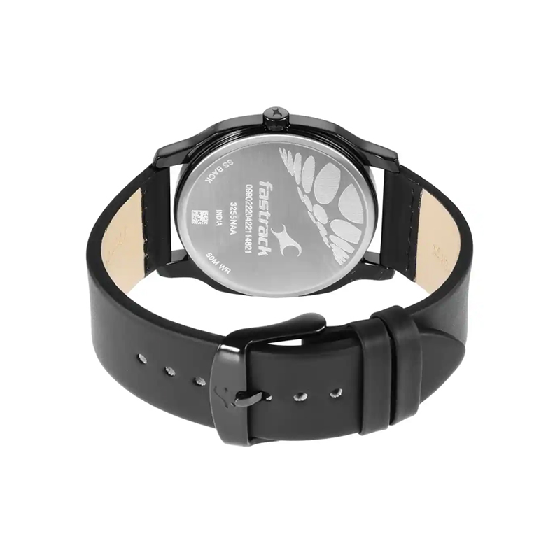 Fastrack Stunners 3255NL01 Quartz Analog Leather Strap Men’s Watch