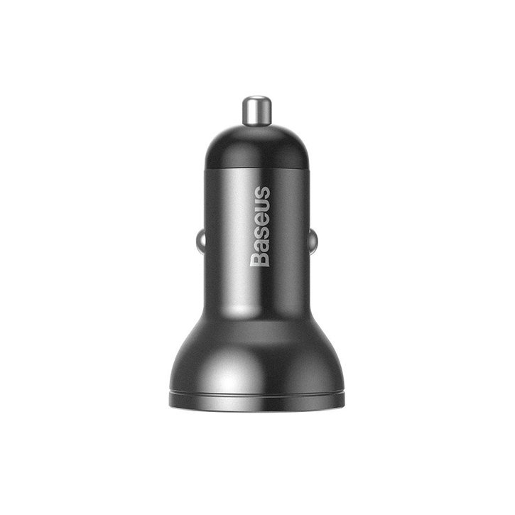 Baseus Digital Display Dual USB 4.8A Car Charger Suit