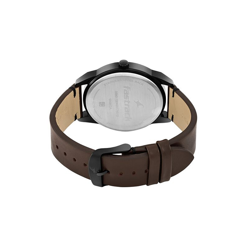 Fastrack Stunners 3308KL01 Quartz Analog Leather Strap Men's Watch