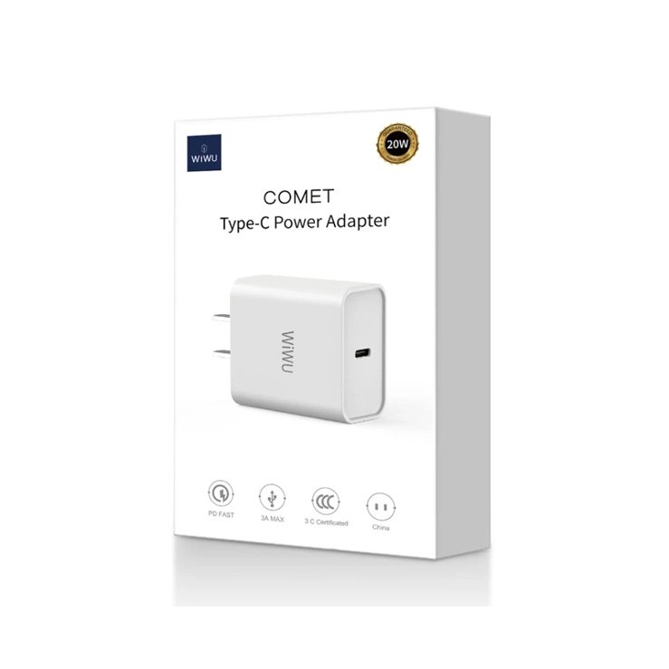 WiWU COMET Type-C Power Adapter - 20W