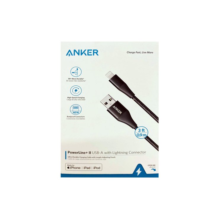 Anker PowerLine+ II USB to Lightning Connector 3ft
