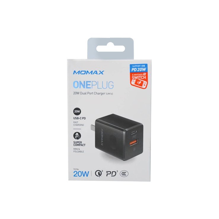 MOMAX UM16 20W PD +QC 3.0 Dual Port Charger - BD SMART ZONE