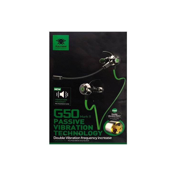 Plextone G50 Mark II Wired Gaming Earphones
