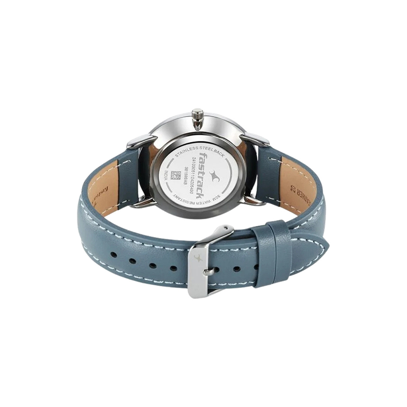 Fastrack Stunners X 38159SL01 Quartz Leather Strap Men’s Watch