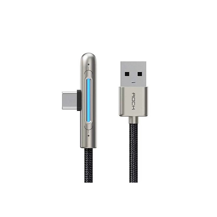 Rock M3 Type-C Zn-alloy Fast Charge & Sync Cable 100cm