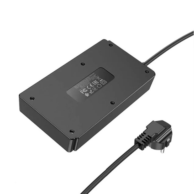Hoco DC15 2-in-1 Multi-socket Extension Charger 30W