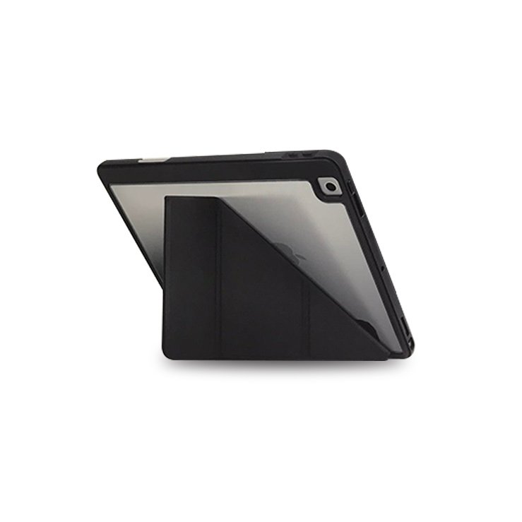 Viva Madrid Fluido Onyx Case With Foldable Stand For iPad 10.2 9th Gen - Black
