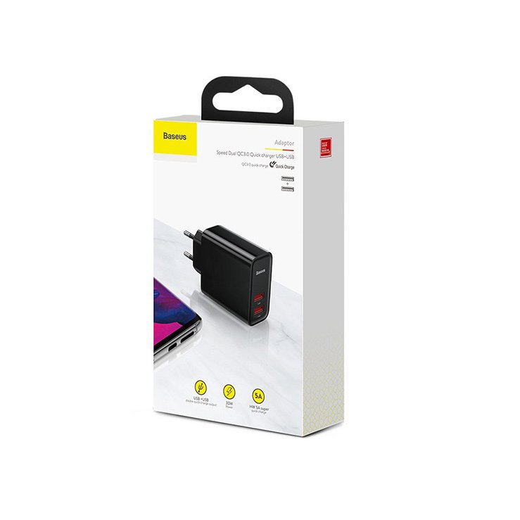 Baseus Speed Dual QC3.0 2USB Quick Charger 30W