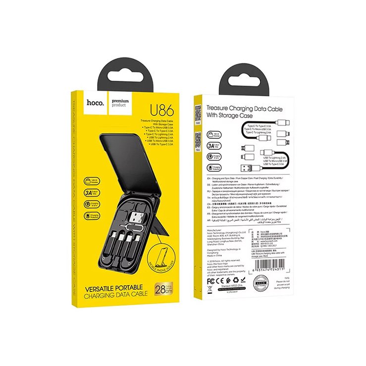 Hoco U86 Versatile Portable Charging Data Cable