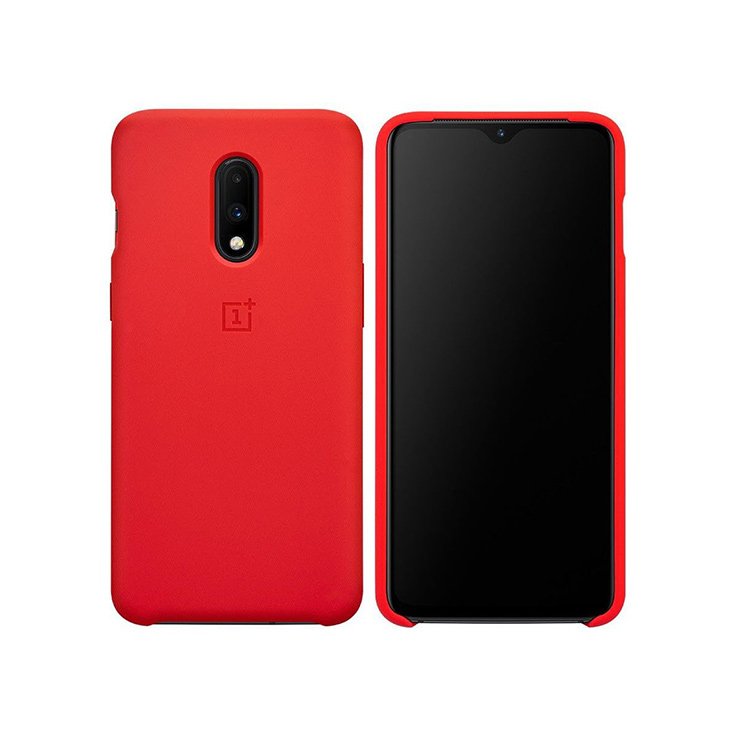 OnePlus 7 Silicone Protective Case — Red