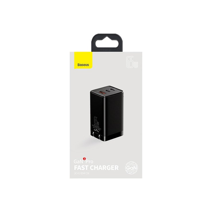Baseus GaN3 Pro Fast Charger 2C+U 65W CN
