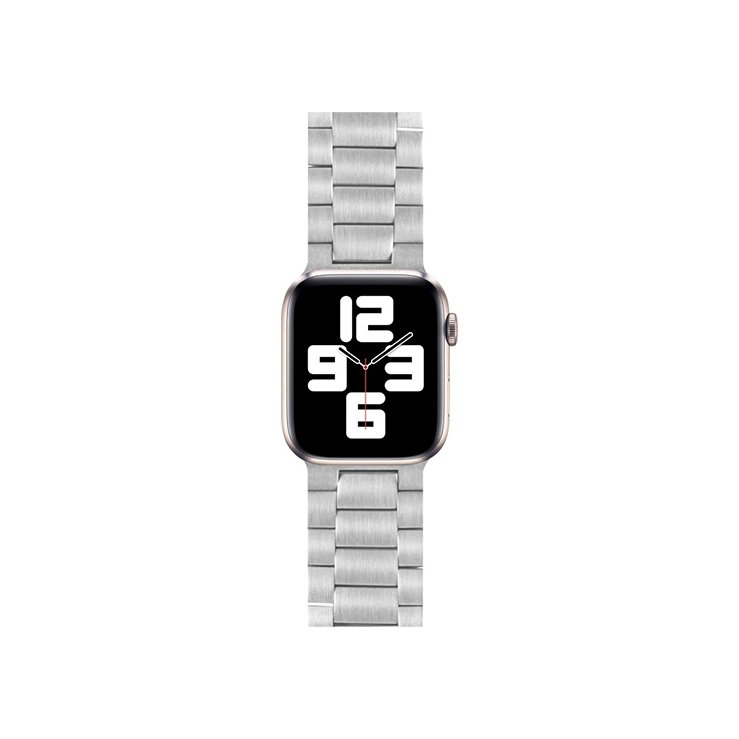WiWU Durable Ultra Thin Steel Satch Band Three Beads Watch Strap for iWatch
