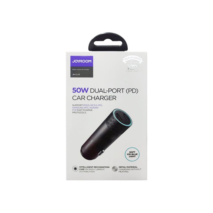 Joyroom JR-CL13 Type C 50W Dual-port PD Car Charger