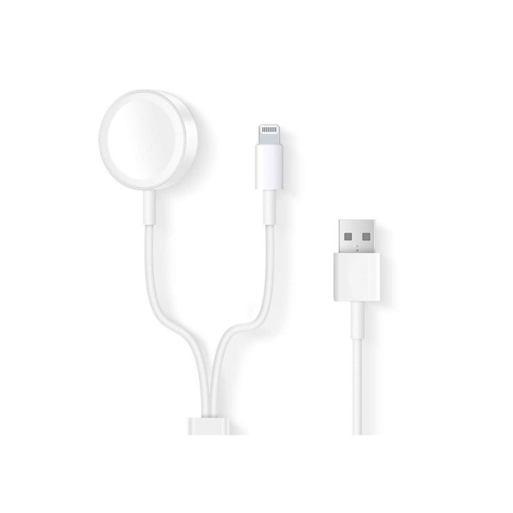 Coteetci WS-19 2 in 1 iWatch Charger Lightning Cable for iWatch