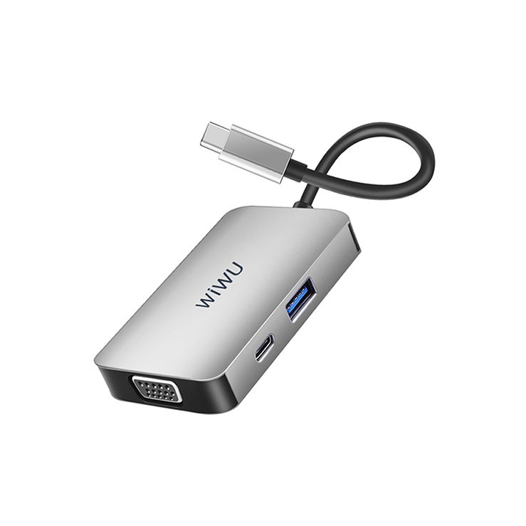 WiWU Alpha 5 in 1 USB-C Hub A513HVP