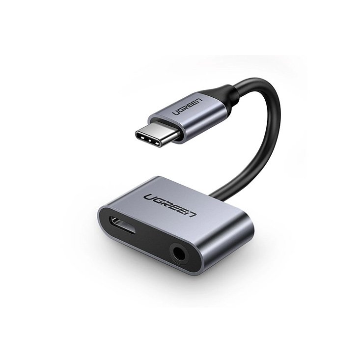 UGREEN CM193 USB-C to 3.5mm Audio Adapter with Power Supply