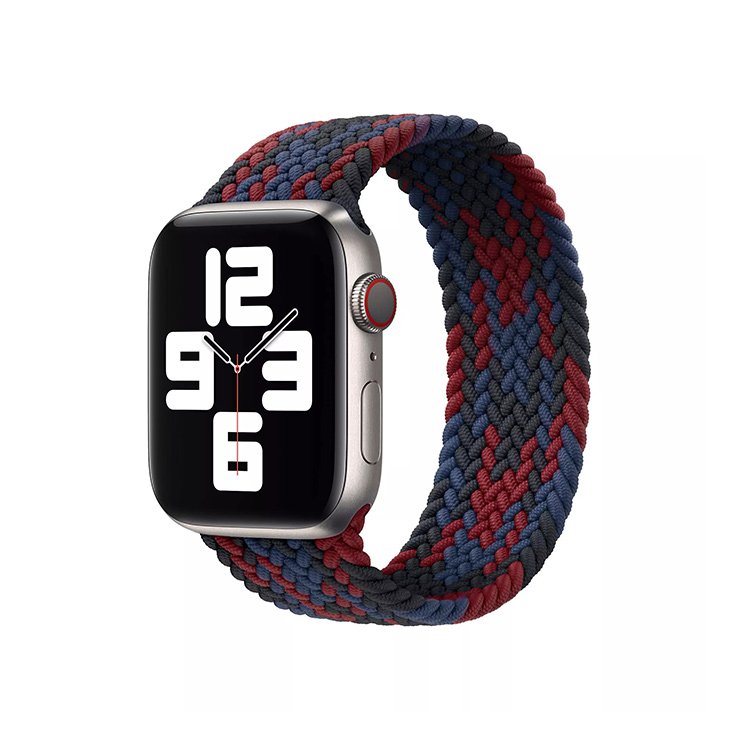 WiWU Braided Stretchy Solo Loop Sport Straps Nylon Woven Elastic iWatch Bands