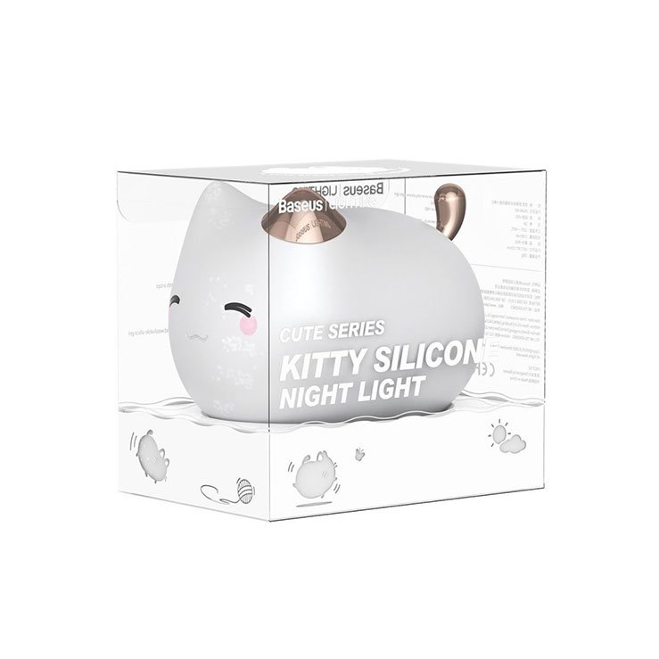 Baseus Cute Series kitty Silicone Night Light