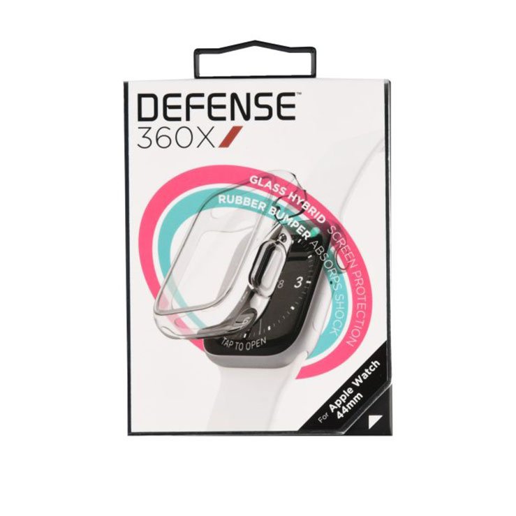 X-Doria Defense 360X Ultra-Slim Hybrid Clear Case for Apple Watch — 45mm