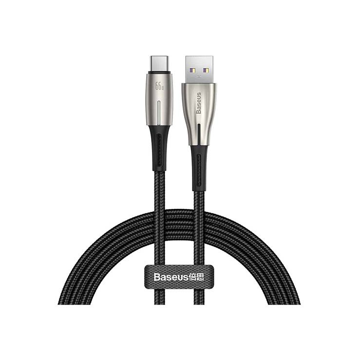 Baseus Water Drop-shaped Lamp Supercharge Cable 66W 1M