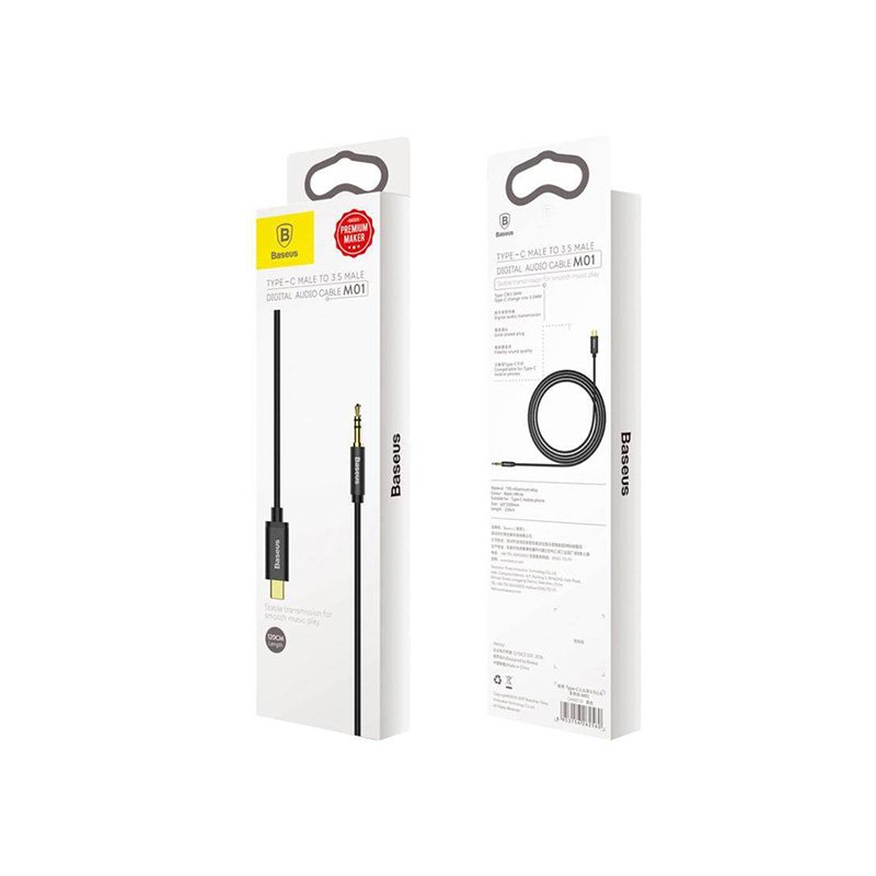Baseus Type-C Male to 3.5 Male Digital Audio Cable M01