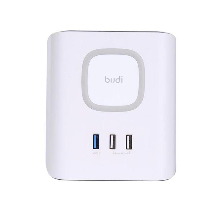 Budi Wireless Charger with 3 USB Charging Station 12W