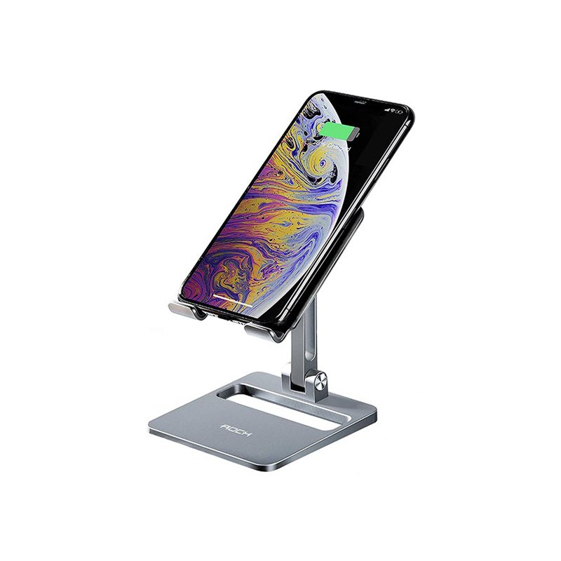 Rock Metal Tablet Stand Adjustable Foldable Phone Holder