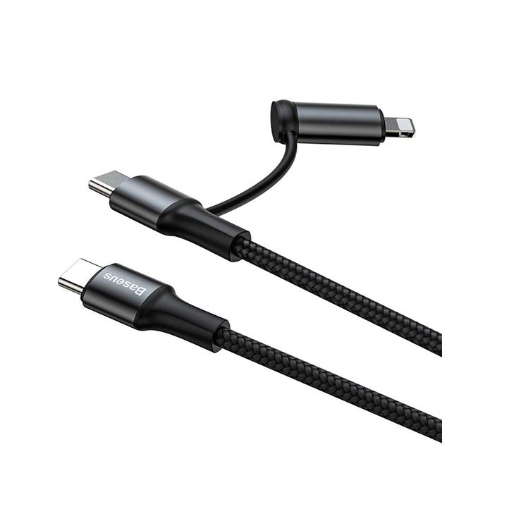 Baseus Twins 2 in 1 Cable Type-C to iP PD 60W