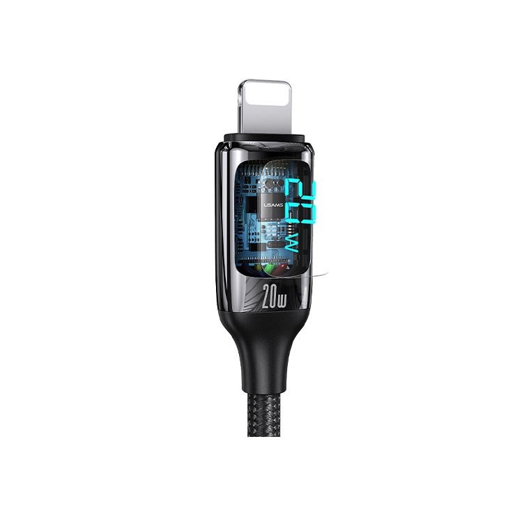 USAMS US-SJ545 U78 Type-C to Lighting Digital Display PD Data Cable