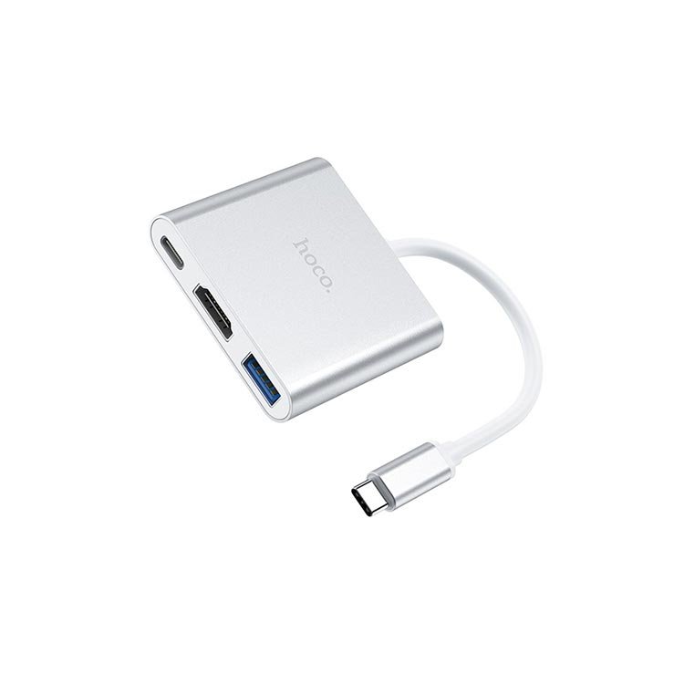 Hoco HB14 Type-C to USB 3.0 HDMI Type-C PD 2.0 Adapter