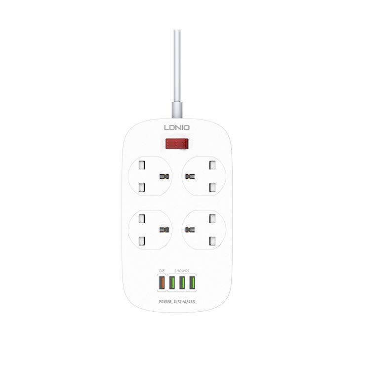 LDNIO SK4463 4-Port Extension Adapter 4-USB 10A