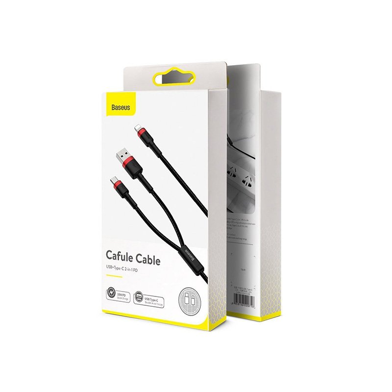 Baseus Cafule Cable USB+Type-C 2-in-1 PD