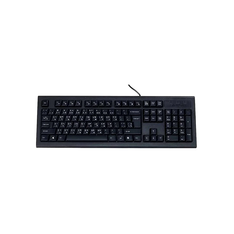 A4TECH KRS-82BD (Extended Version) Black Wired Multimedia Keyboard with Bangla
