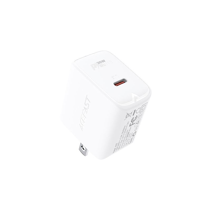 Acefast A23 GaN PD USB-C Fast Charge Wall Charger 30W US