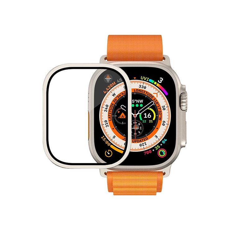 Anank Aluminum Frame with Glass Guard for Apple Watch Ultra