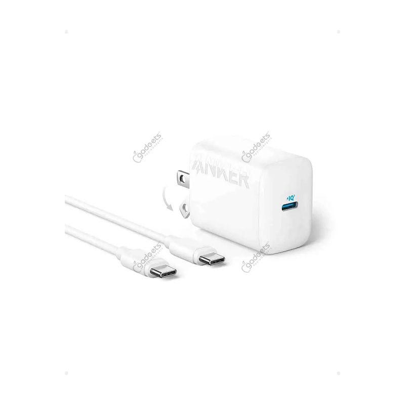 Anker 312 Charger with 5 ft USB-C to C Cable - 30W