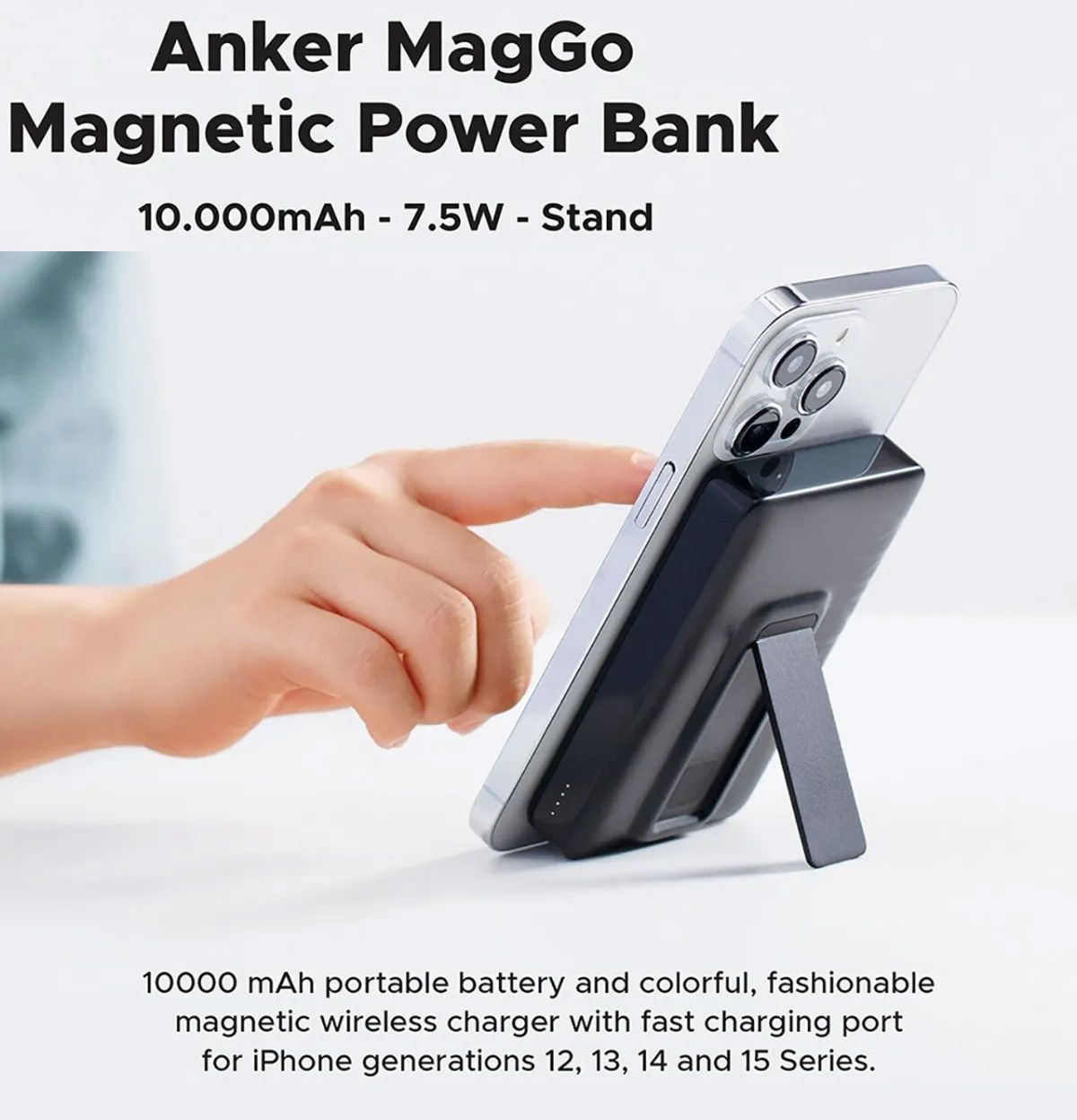 Anker 333 MagGo 10000mAh Magsafe Power Bank (A1652) Price in Bangladesh