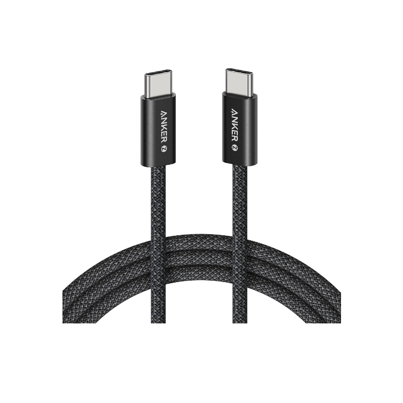 Anker Zolo 240W USB C to USB C Braided Cable (White)