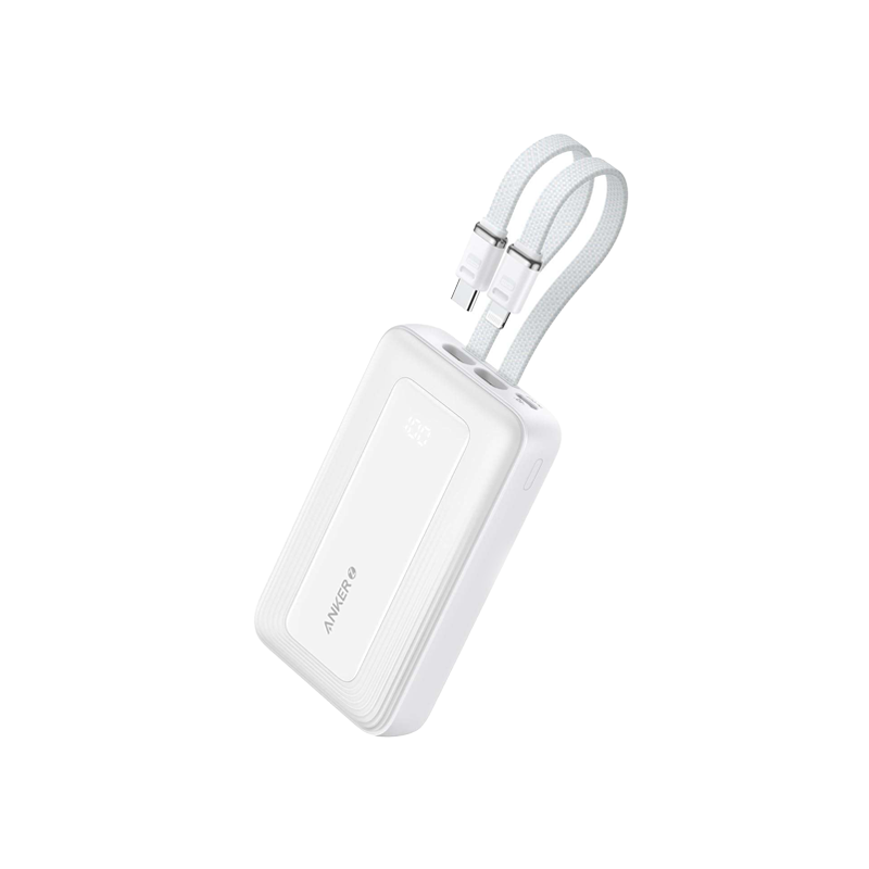 Anker Zolo A1681 Power Bank With Type C And Lightning Cables