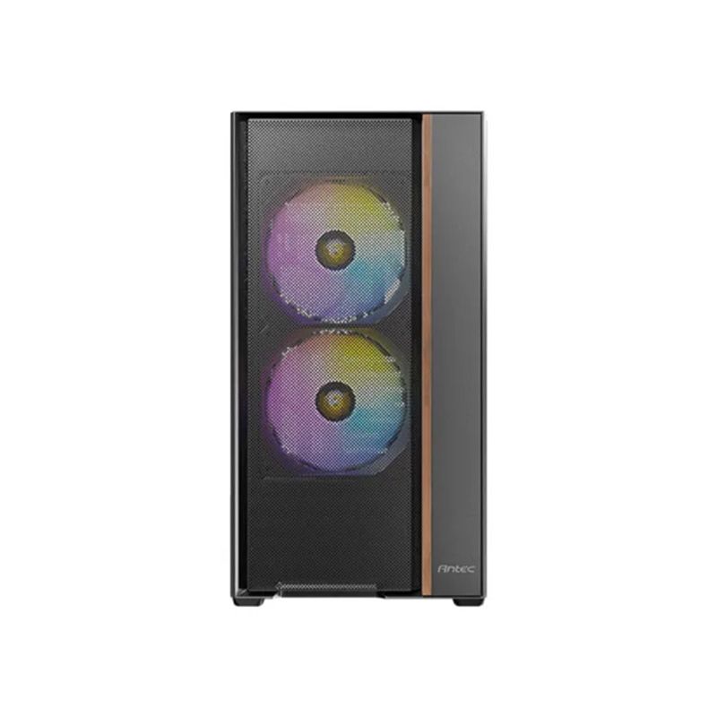 Antec Flux Rear Wood Black ATX Mid Tower Casing