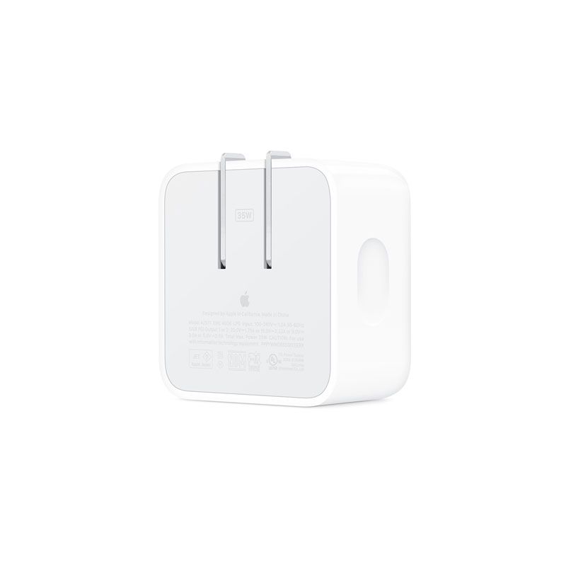 Apple 35W Dual USB-C Port Compact Power Adapter