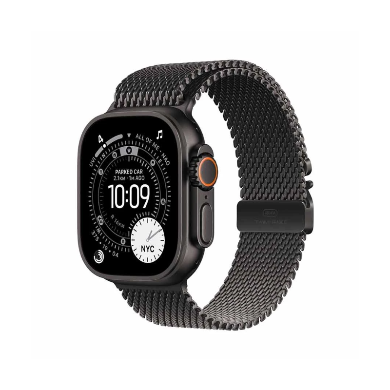 Apple Watch Ultra 3 Titanium Milanese Loop - Apple