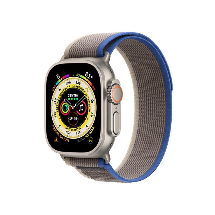 Apple Watch Ultra Titanium Case with Trail Loop GPS + Cellular